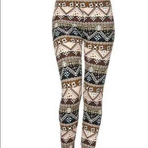 Women’s New Mix Leggings OS